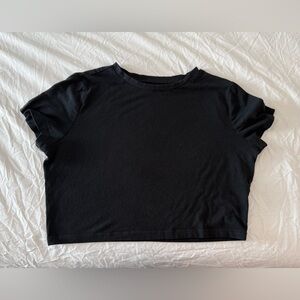 Wild Fable Classic Black Crop Top